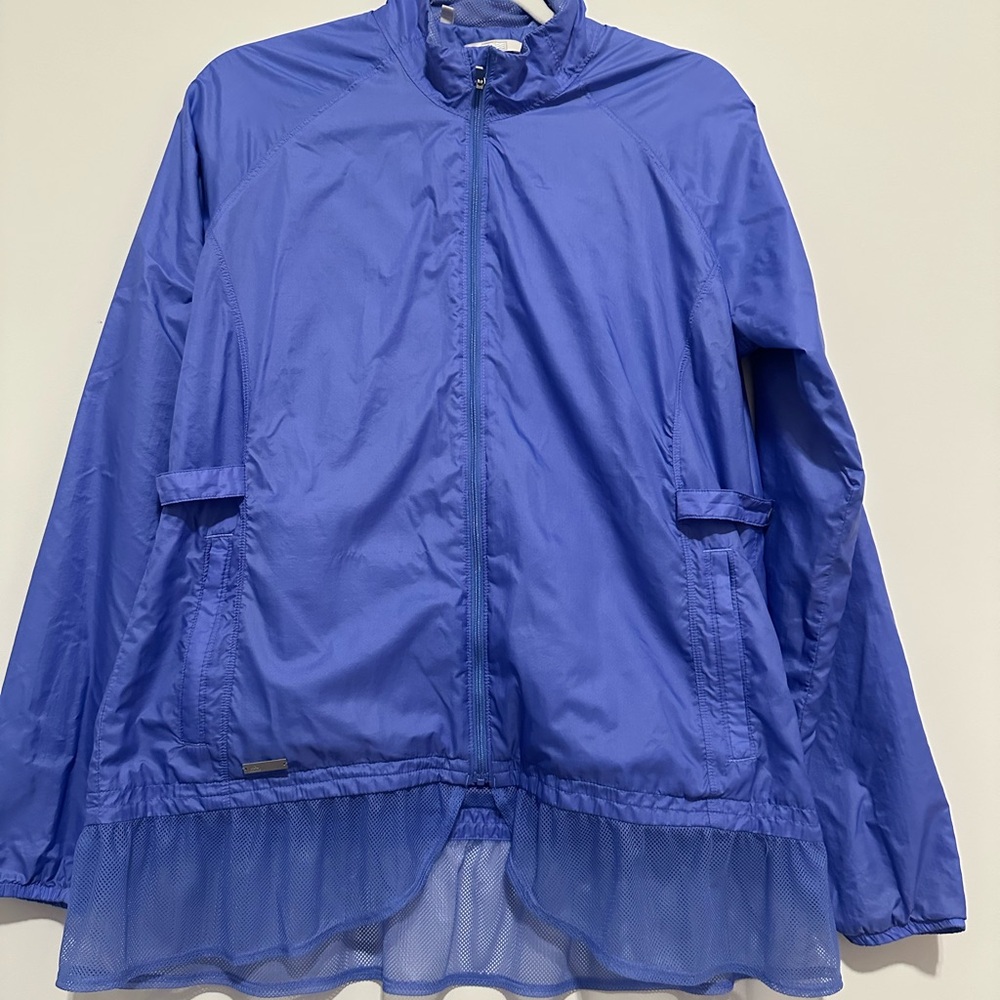 adidas Women's Royal Blue Utility Jacket - Picture 6 of 16